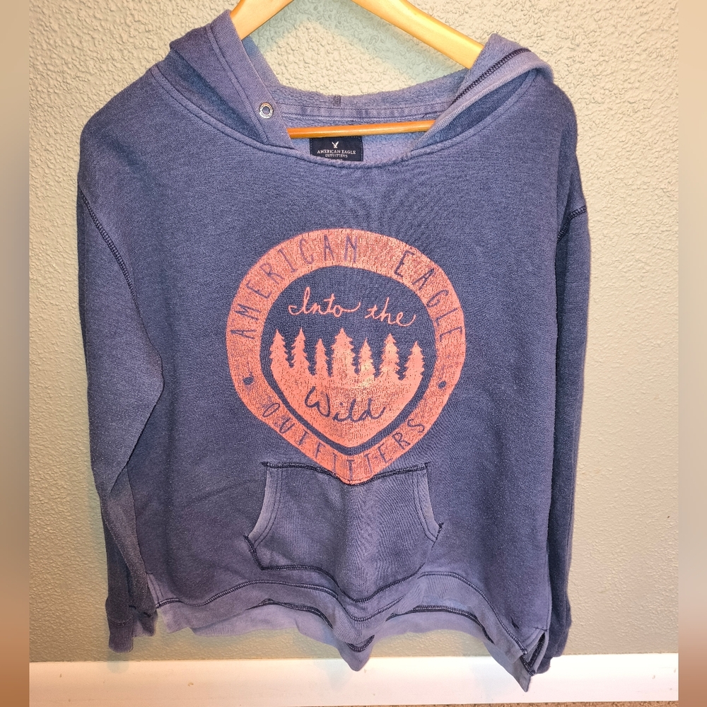 American Eagle Distressed Hoodie XL *GUC*